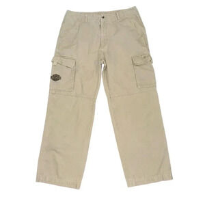 Vintage Men's Harley-Davidson Cargo Pants khaki 33x30 excellent condition